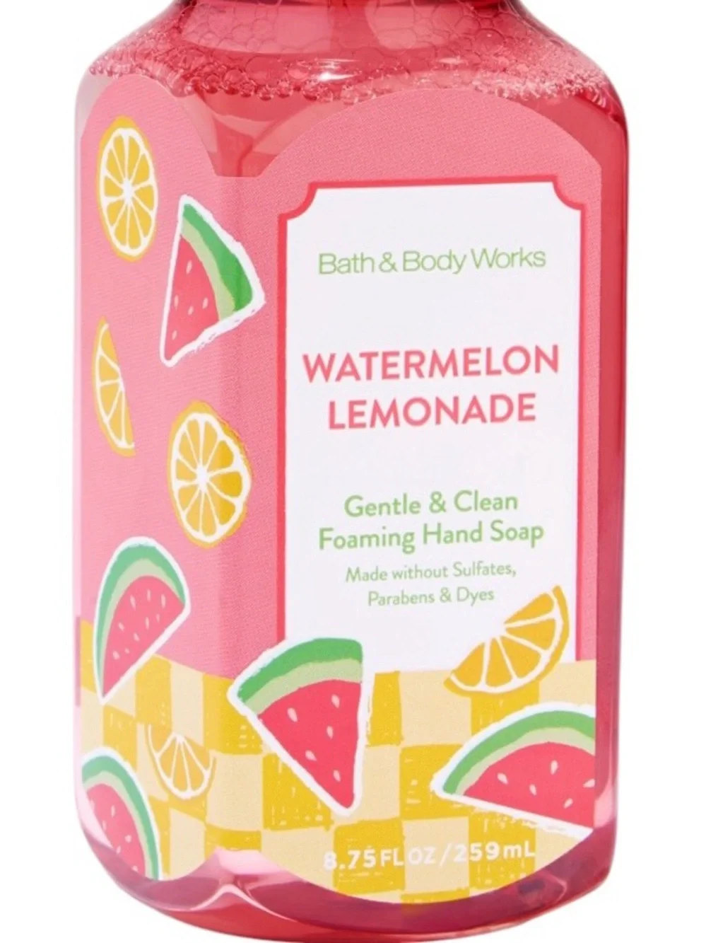 5X Bath & Body Works WATERMELON LEMONADE foaming hand soap 8.75 fl oz set bundle
